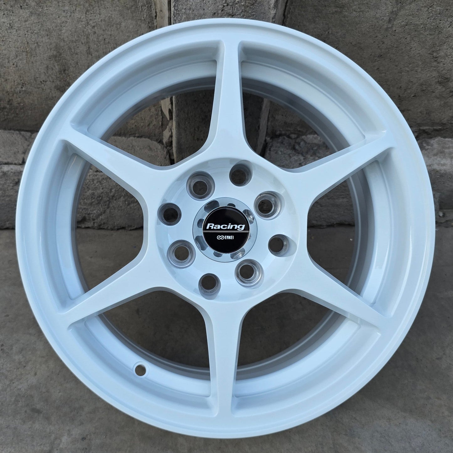 SET DE LLANTAS P1. Aro 14 - 4x100, 4x114. Doble Apernadura. Color Blanco (P1)
