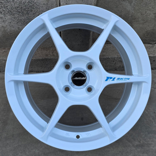 SET DE LLANTAS P1. Aro 15 - 4x100. Color Blanco . (FF68)