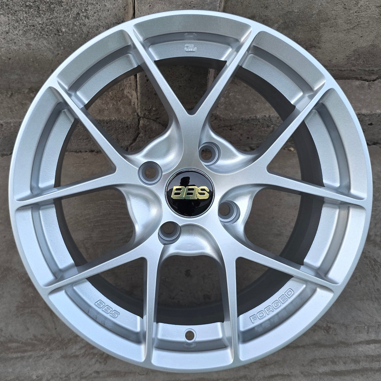 SET DE 4 LLANTAS BBS FIR. Aro 14 - 4x100. Color Plateado. (1293)