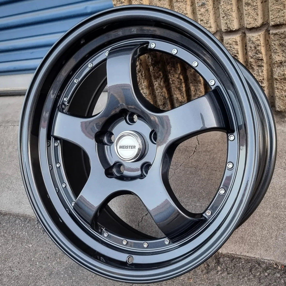 SET DE LLANTAS WORK MEISTER COLOR Grafito. Aro 18 - 5x114 (WM143)