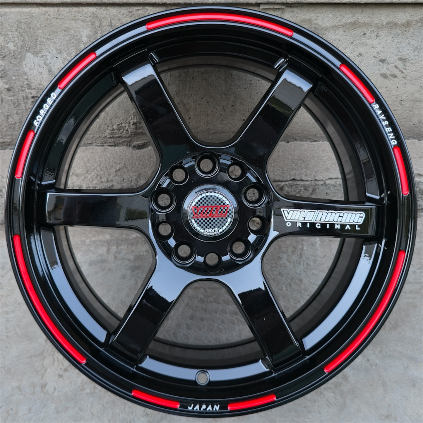 SET DE 4 LLANTAS VOLK TE37. Aro 16 - 5x112, 5x114. Doble Apernadura. Color Negro. (16H6146B)