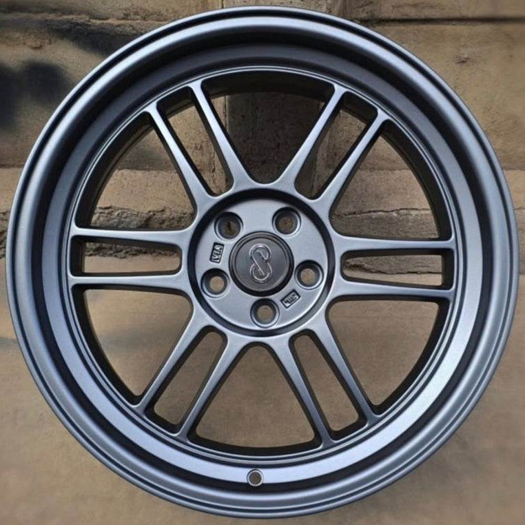SET DE LLANTAS ENKEI RPF1. Aro 17- 5x100. .Color Grafito .(5098).