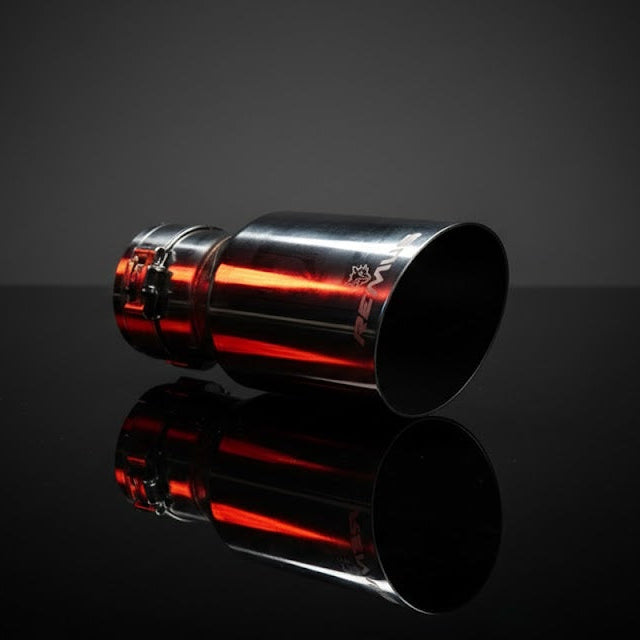 Cola de Escape de Alto Flujo Remus 2,5”x3,5” en aluminio.