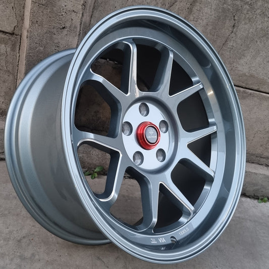 SET DE LLANTAS MODELO 5068. Aro 18 - 5x114. Color Grafito. (5068)