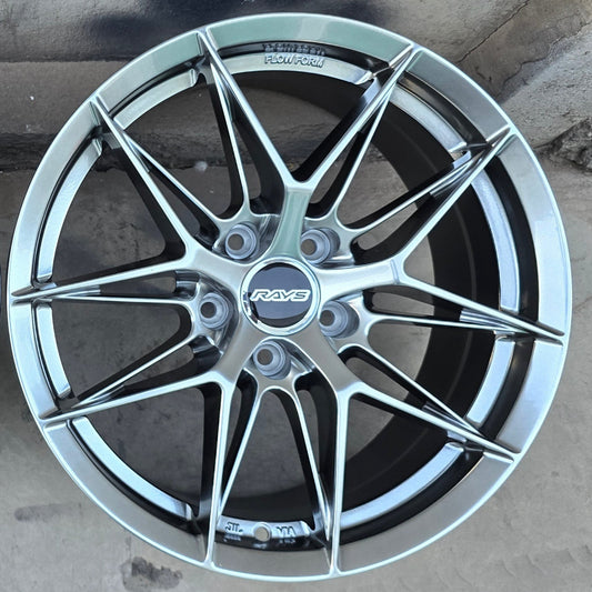 SET DE LLANTAS RAYS COLOR Grafito Metalizado. Aro 17- 5x114 (XTX005)