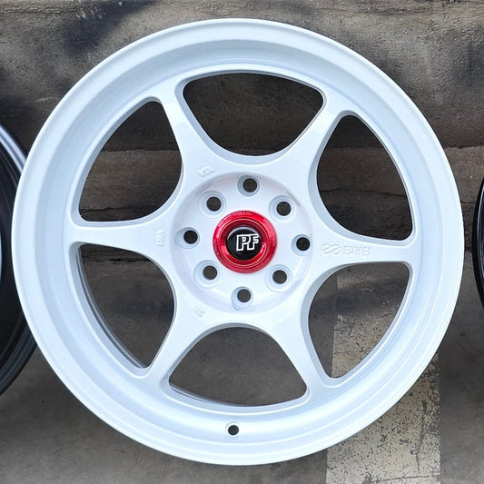 SET DE LLANTAS ENKEI PF06. Aro 16 - 4x100, 4x114. Color Blanca . (PF06)