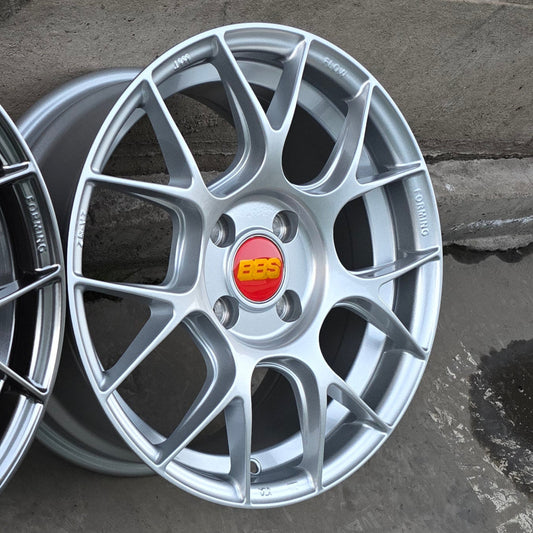 SET DE LLANTAS BBS REV7 COLOR Plateado. Aro 15 - 4x100 (ZR-V7)