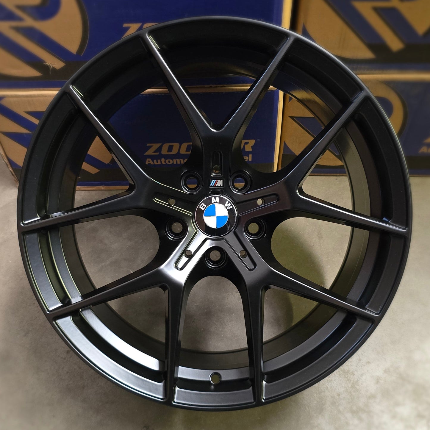 SET DE LLANTAS BMW COLOR Negro Mate. Aro 18 - 5x112 (779)