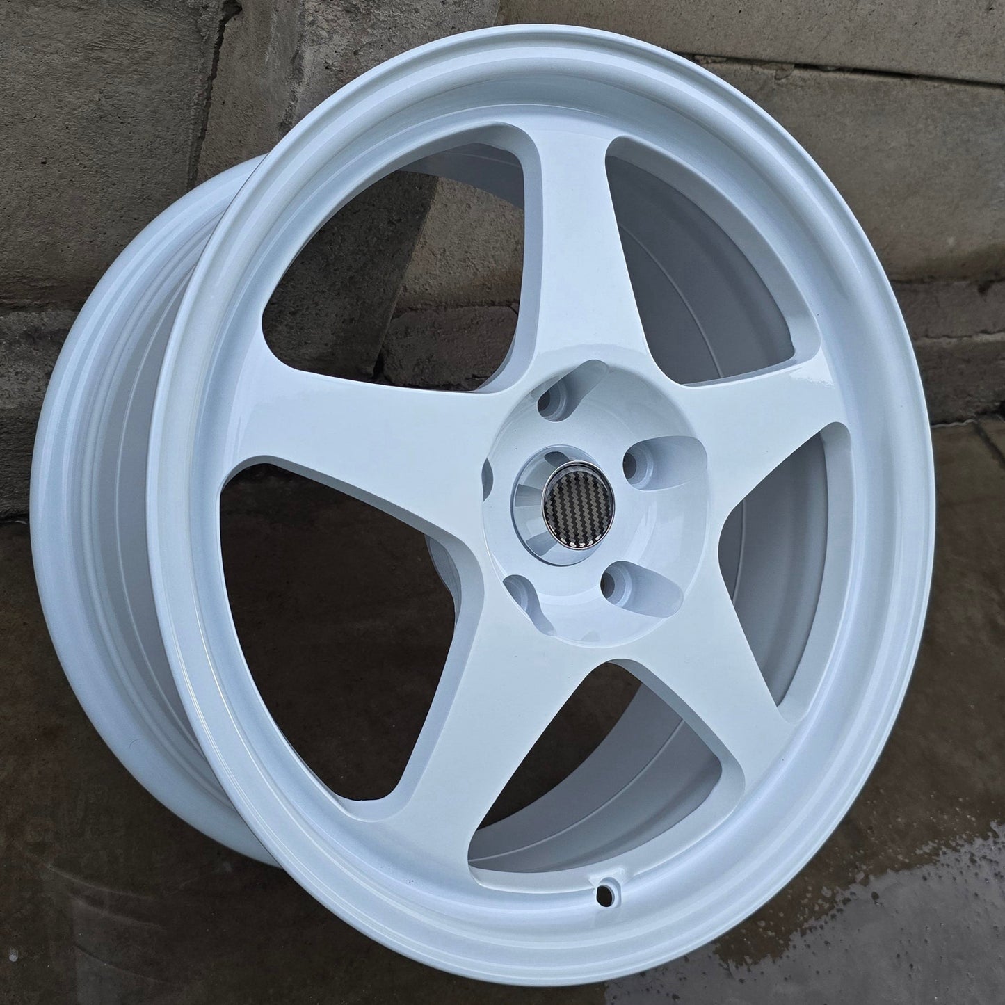 SET DE LLANTAS EVO REGAMASTER. Aro 17 - 5x120. Color Blanco. (FTX014)