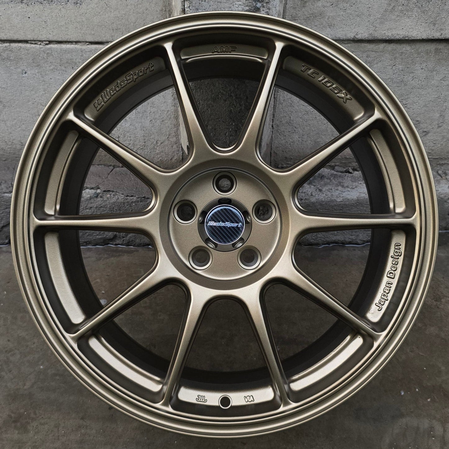 SET DE LLANTAS WEEDSPORT TC105 COLOR Bronce. Aro 17 - 5x114 (DX109)