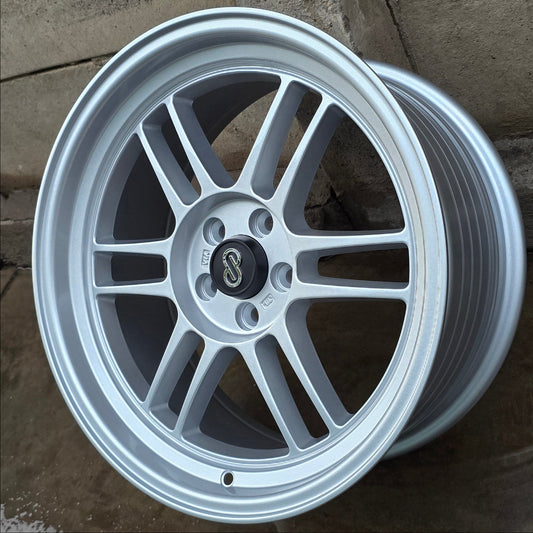 SET DE LLANTAS ENKEI RPF1 COLOR Plateado. Aro 17- 5x100 (5098)
