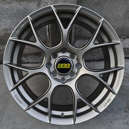 SET DE LLANTAS BBS REV7. Aro 16 4x100, 4x114. Doble apernadura .Color Bronce .(REW7105).