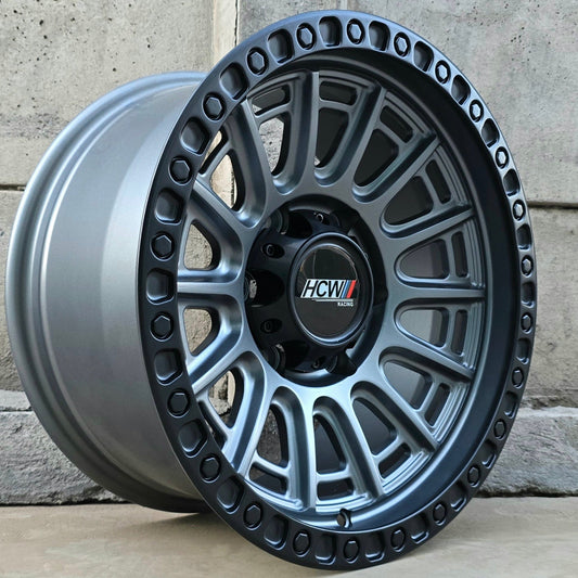 SET DE LLANTAS MODELO 16N0270A. Aro 16 6x139. .Color Grafito con Negro .(16N0270A).