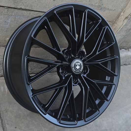 SET DE LLANTAS HRE  COLOR Negro Mate. Aro 18 - 5x112 (FF28)