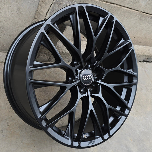 SET DE LLANTAS AUDI*. Aro 19 - 5x112. Color Negro Mate. (JT088)