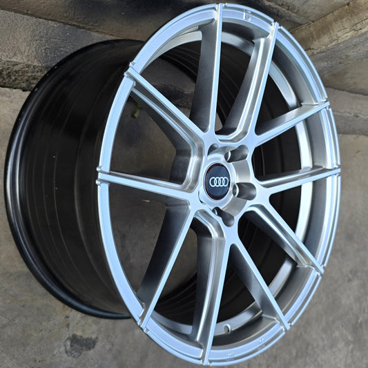 SET DE 4 LLANTAS AUDI * COLOR Plateado. Aro 19 - 5x112. (MR10)
