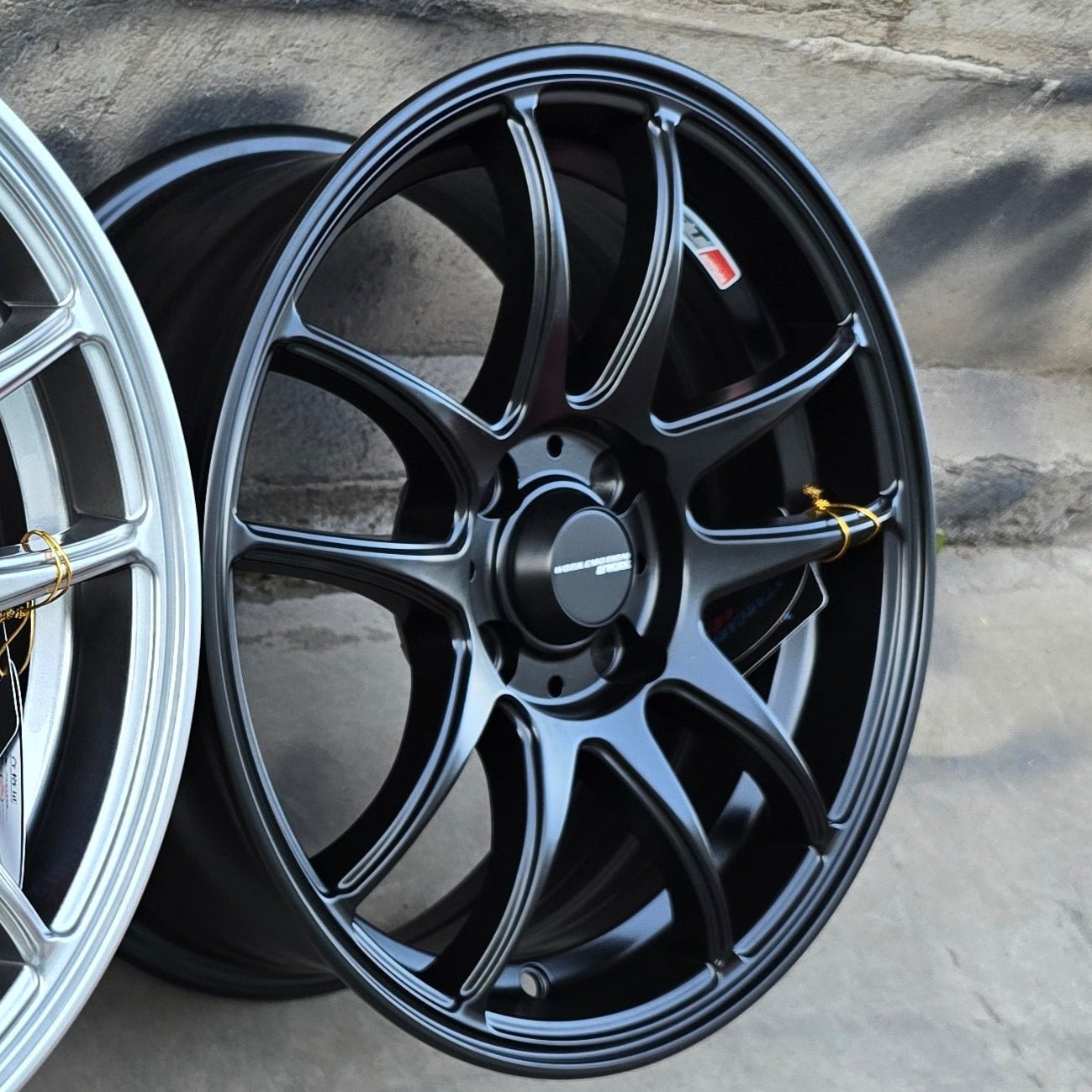 SET DE LLANTAS WORK EMOTION. Aro 15 - 4x100. Color Negro Mate. (505)