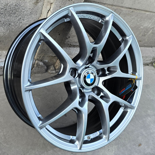 SET DE LLANTAS BMW. Aro 17 - 5x120. Color Grafito Metalizado. (510)