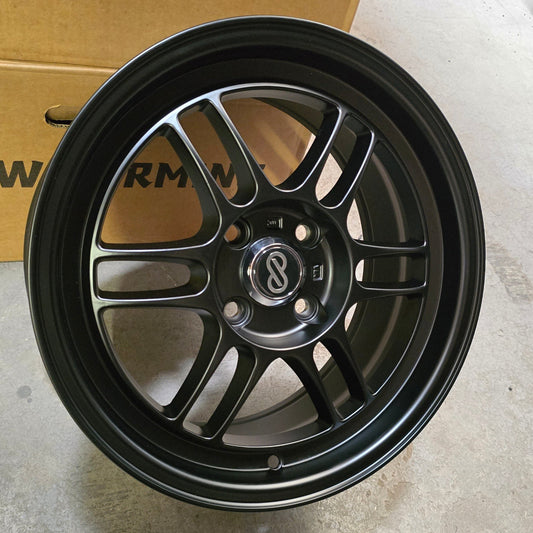SET DE LLANTAS ENKEI RPF1. Aro 15 - 4x100. Color Negro. (mw213).