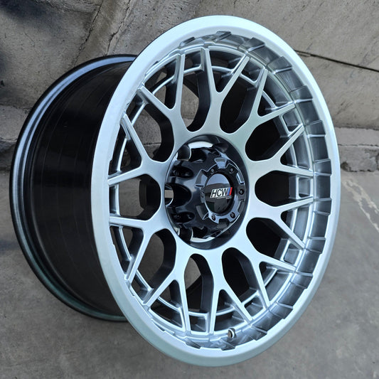 SET DE LLANTAS CODIGO. Aro 17 - 6x139. Color Grafito Metalizado (17D025B).