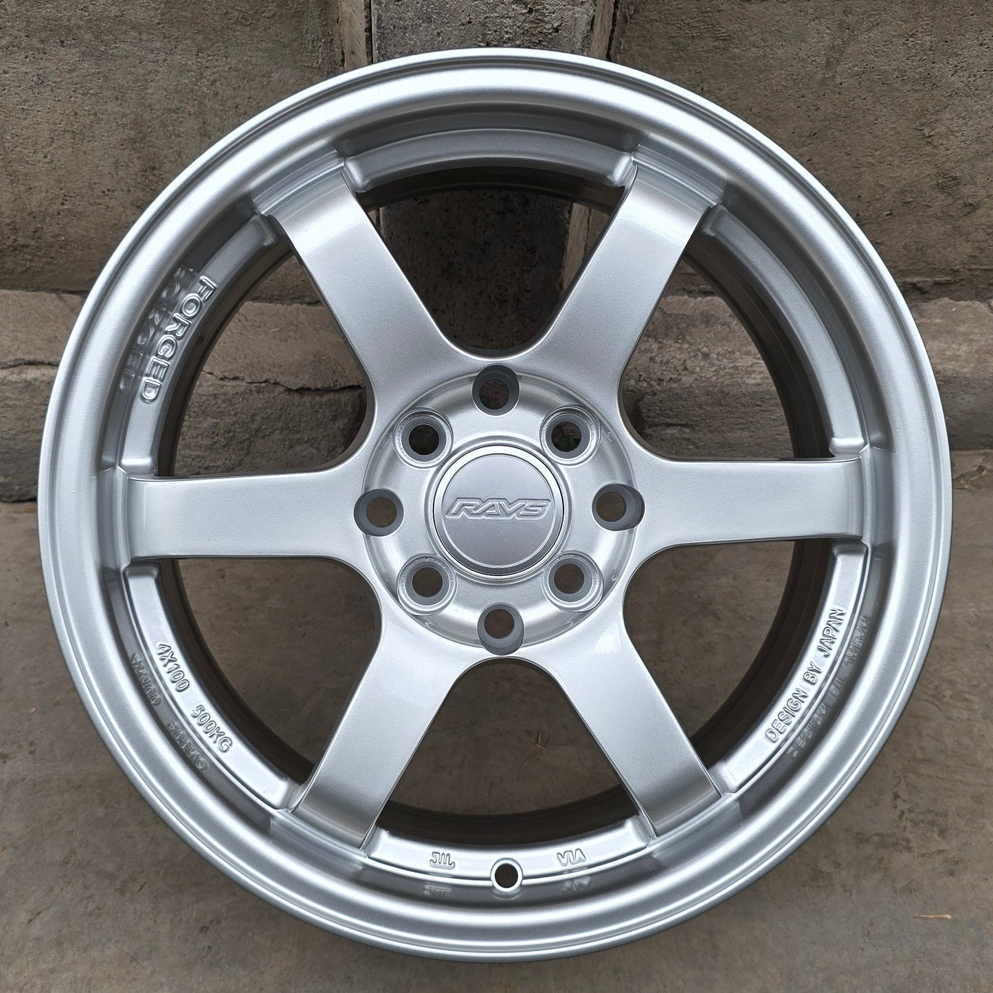 SET DE LLANTAS VOLK RACING TE37. Aro 15 - 4x100, 4x114. Doble Apernadura. Color Plateado. (ZEN TE37)