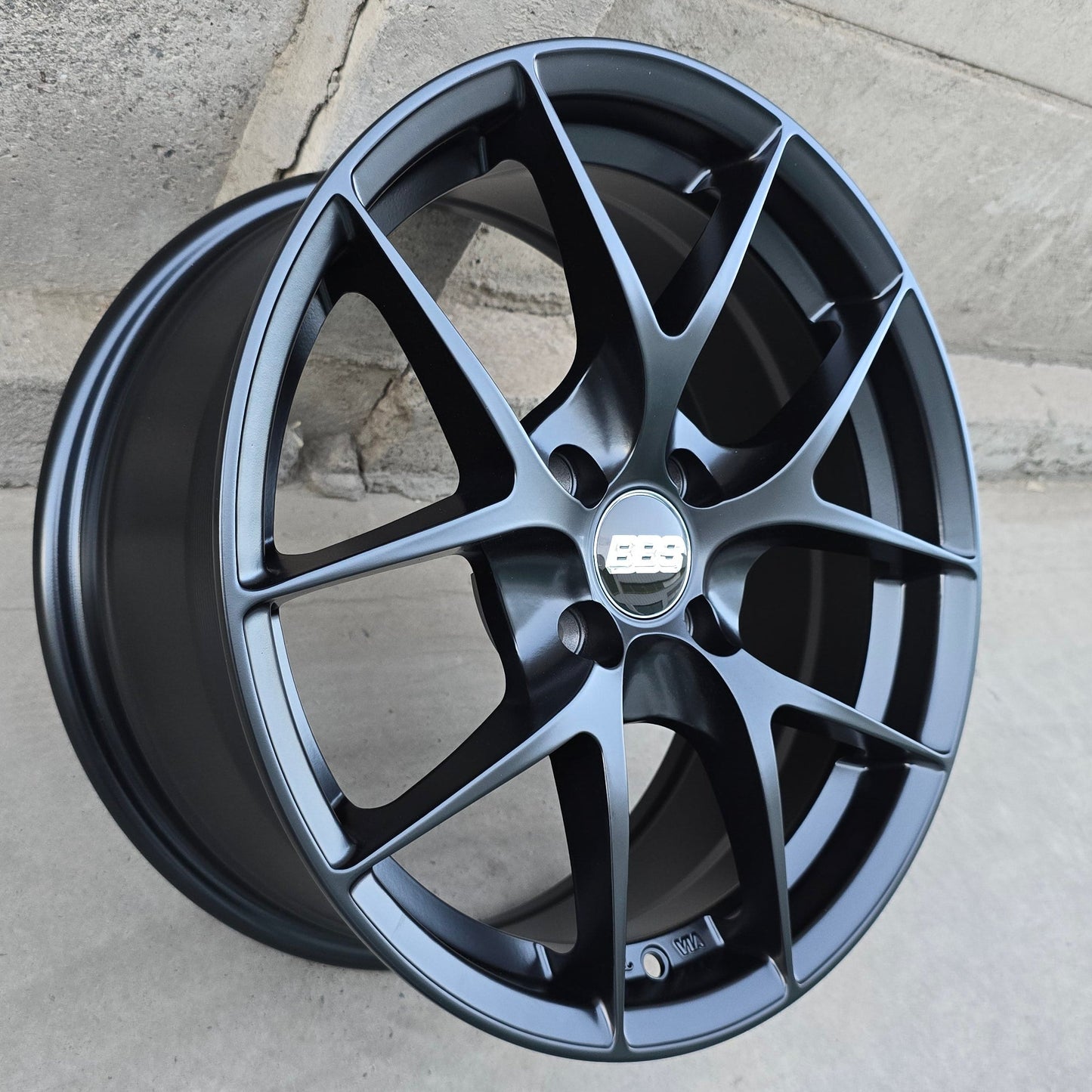 SET DE LLANTAS BBS FIR. Aro 16 - 4x100. Color Negro Mate. (ZR849F)
