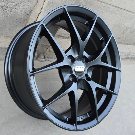 SET DE LLANTAS BBS FIR. Aro 16 - 4x100. Color Negro Mate. (ZR849F)