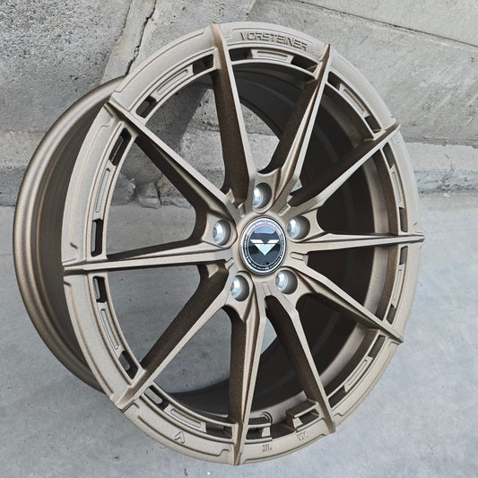 SET DE LLANTAS VORSTEINER VFX-001. Aro 17 - 5x114. Color Bronce. (FF51)