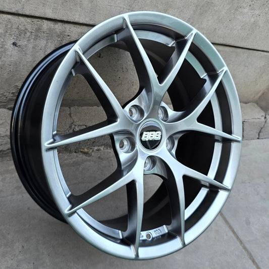 SET DE 4 LLANTAS BBS FIR. Aro 17 - 5x114. Color Grafito Metalizado. (ZR750)