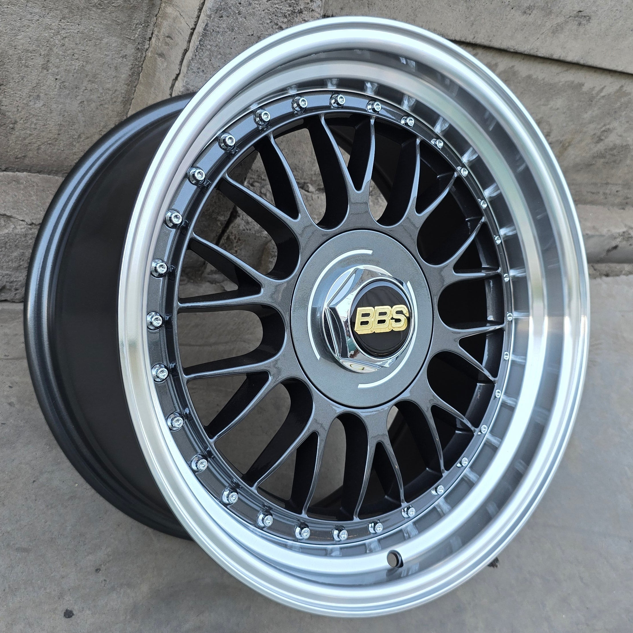 SET DE 4 LLANTAS BBS LEMANS. Aro 17 - 4x100, 4x108. Doble