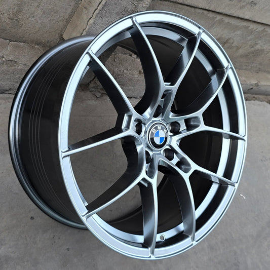 SET DE 4 LLANTAS BMW*. Aro 19 - 5x112. Color Grafito Metalizado. (F045)