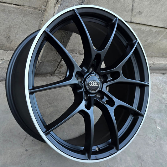 SET DE 4 LLANTAS AUDI *. Aro 19 - 5x112. Color Negro. (ZKX303)