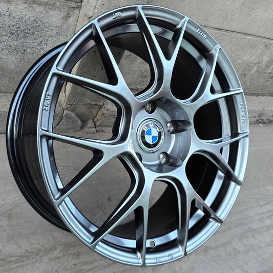 SET DE 4 LLANTAS BMW. Aro 18 - 5x120. Color Grafito Metalizado. (ZR-V7)