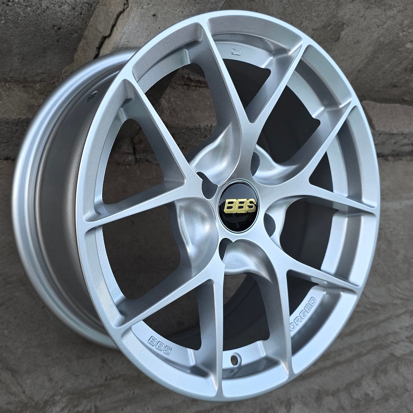 SET DE 4 LLANTAS BBS FIR. Aro 14 - 4x100. Color Plateado. (1293)