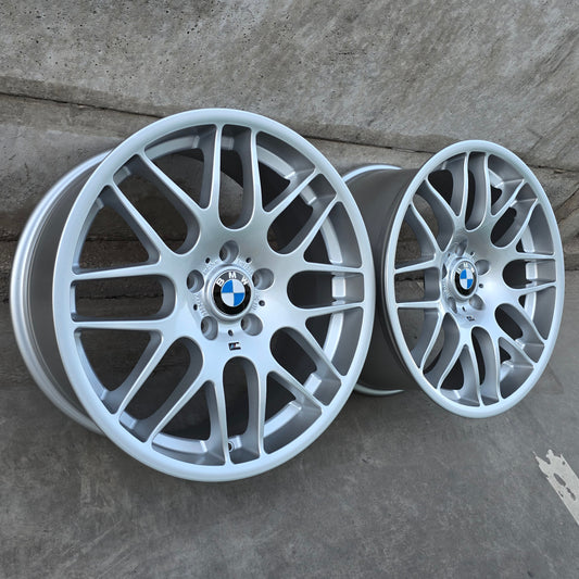 SET DE 4 LLANTAS BMW MIRAMAR Asimétricas. Aro-19-5x120 .Color Plateado.(703).