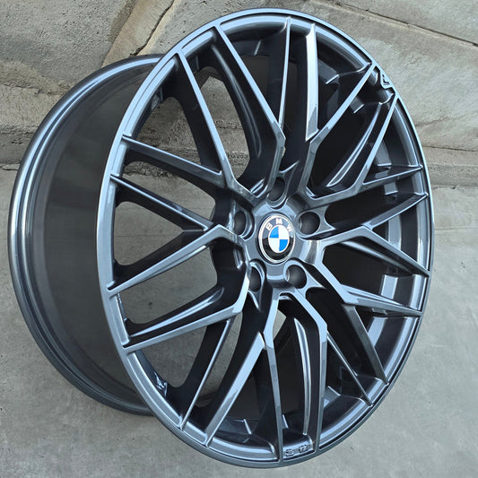 SET DE 4 LLANTAS BMW. Aro 19 - 5x120. Color Grafito Metalizado. (392)