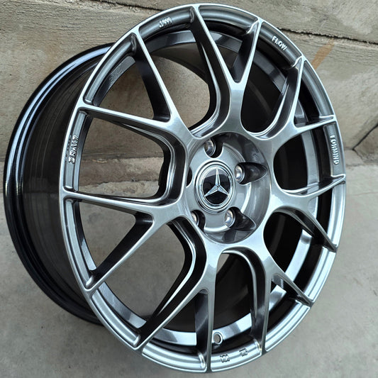 SET DE 4 LLANTAS MERCEDES  * COLOR Grafito Metalizado. Aro 17- 5x112 (ZR-V7)
