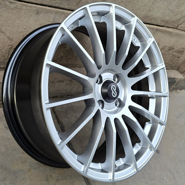 SET DE 4 LLANTAS ENKEI. Aro 17 - 4x100. Color Plateado. (ZR007F
