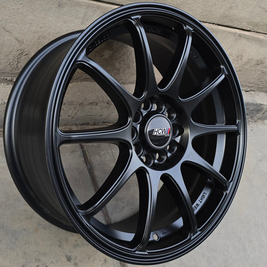 SET DE 4 LLANTAS Aro 17 - 5x112, 5x114. * Doble apernadura. Color Negro. (17CJA138E)