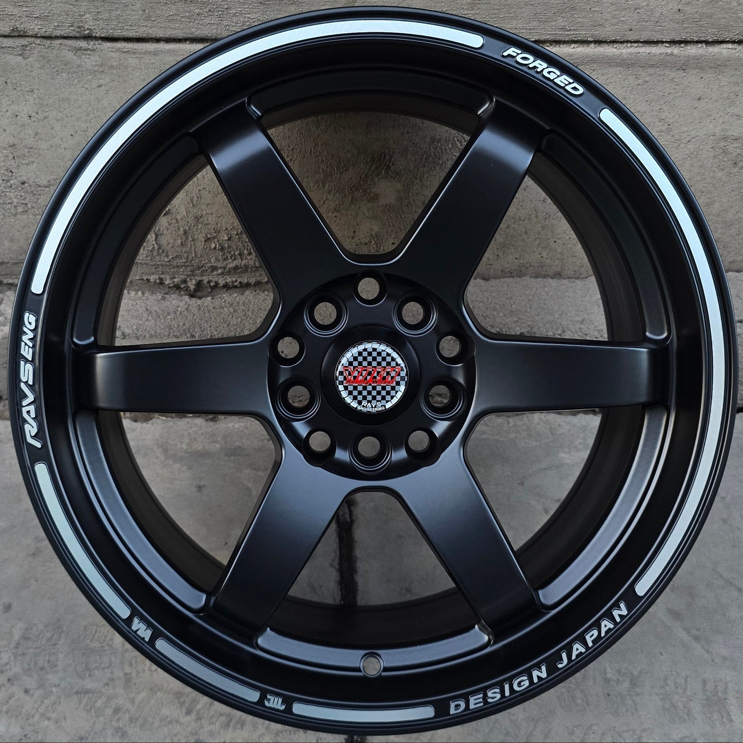 SET DE 4  LLANTAS VOLK TE37. Aro 16 - 5x100, 5x114. Doble Apernadura. Color Negro. (ARES)
