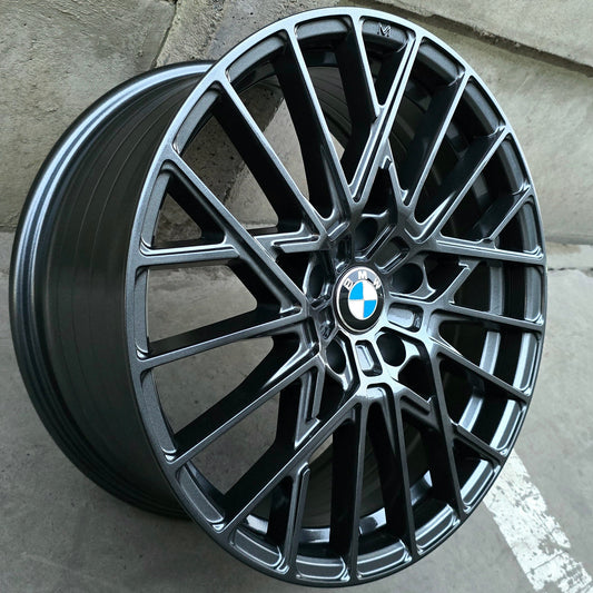 SET DE 4 LLANTAS BMW COLOR Grafito Oscuro Aperlado. Aro 18 - 5x120 (MR9)