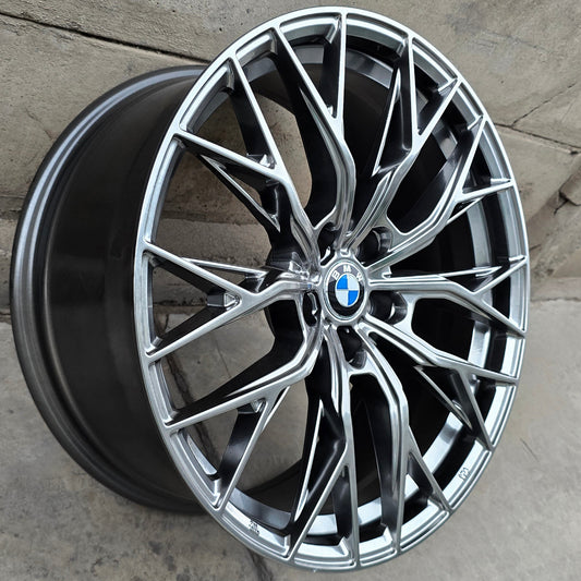 SET DE 4 LLANTAS BMW*. Aro 19 - 5x112. Color Grafito Metalizado. (H3243F)
