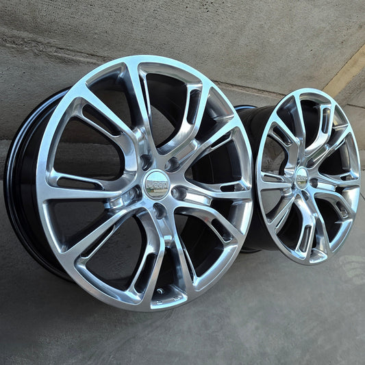 SET DE 4 LLANTAS ASIMÉTRICAS JEEP GRAND CHEROKEE SRT COLOR Grafito Metalizado. Aro 20 - 5x127 (280-4)
