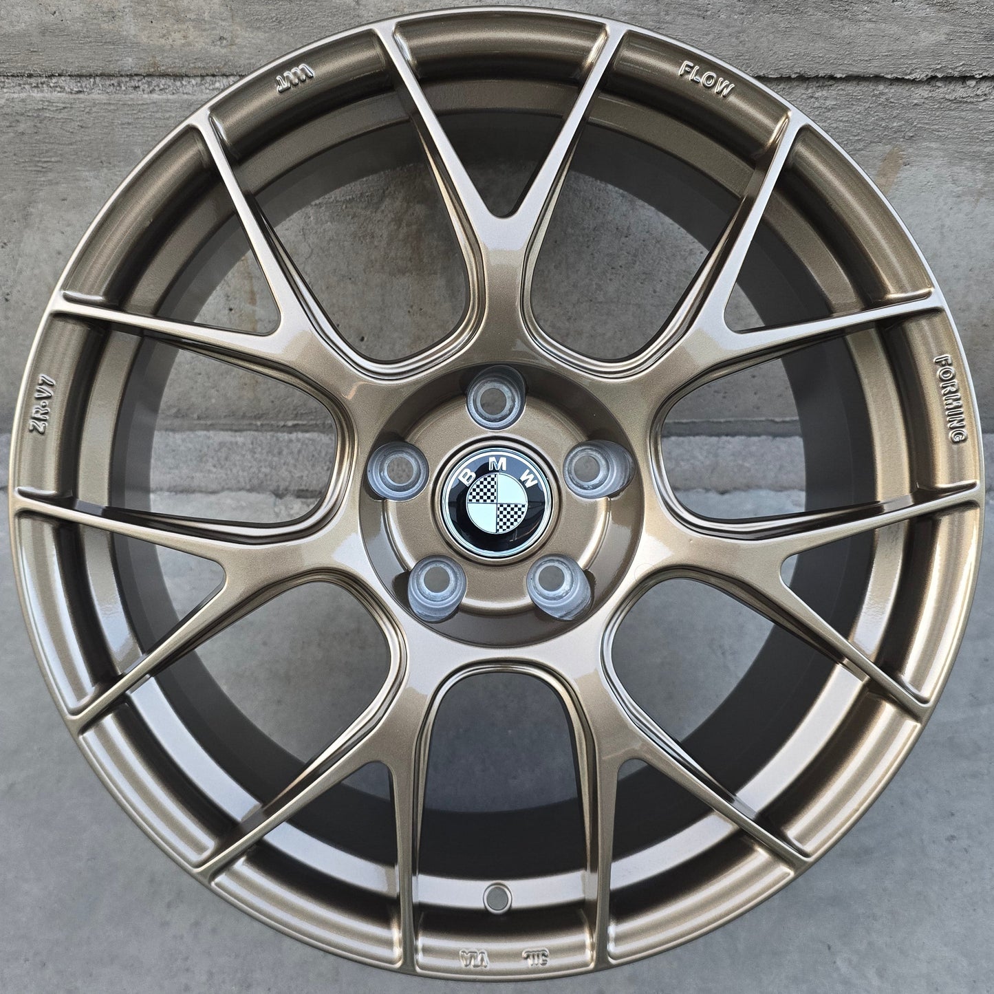 SET DE 4 LLANTAS BMW * COLOR Bronce. Aro 18- 5x112 (ZR-V7)