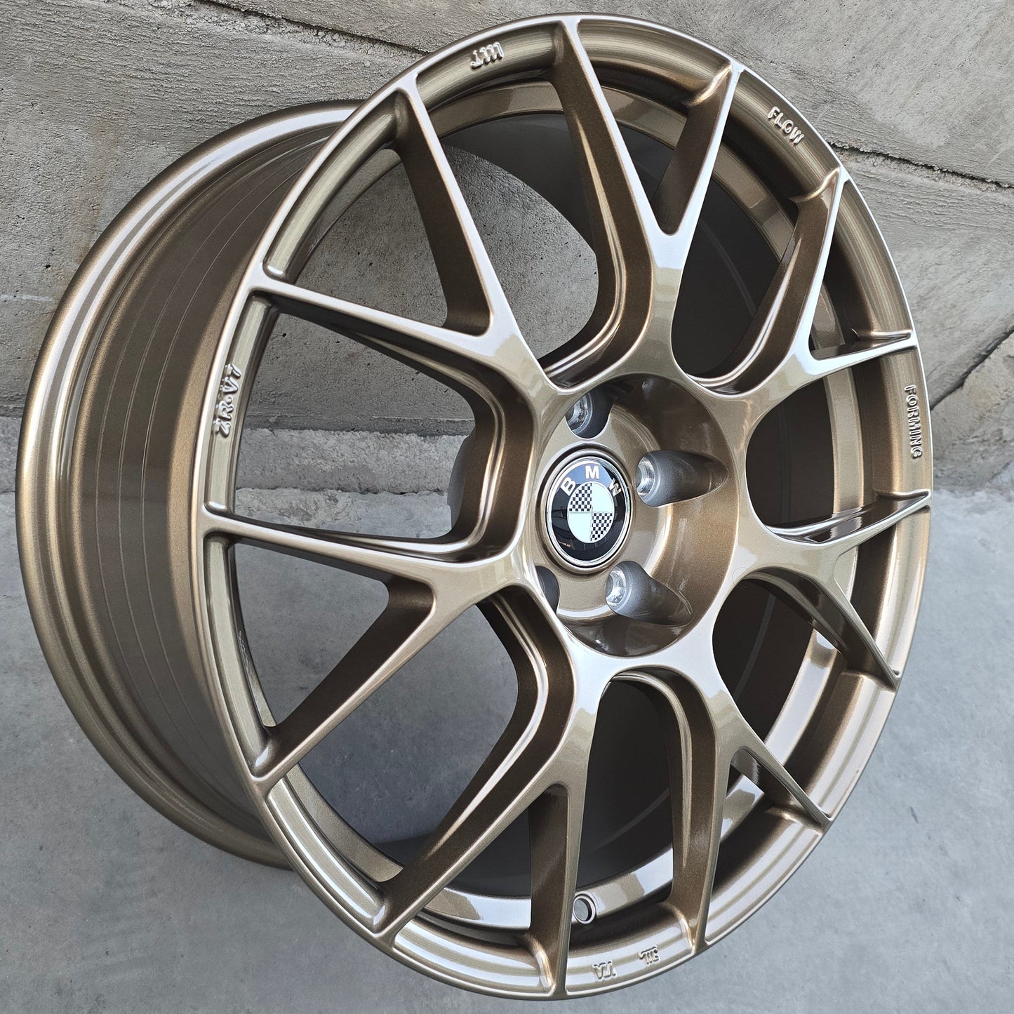 SET DE 4 LLANTAS BMW * COLOR Bronce. Aro 18- 5x112 (ZR-V7)