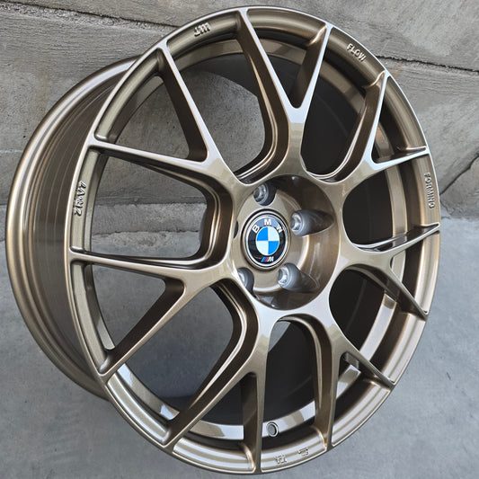 SET DE 4 LLANTAS BMW MPERFORMANCE * COLOR Bronce. Aro 18- 5x120 (ZR-V7)