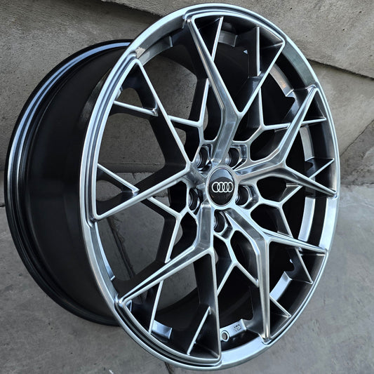 SET DE 4 LLANTAS AUDI * COLOR Grafito Metalizado. Aro 17 - 5x112 (H754F)