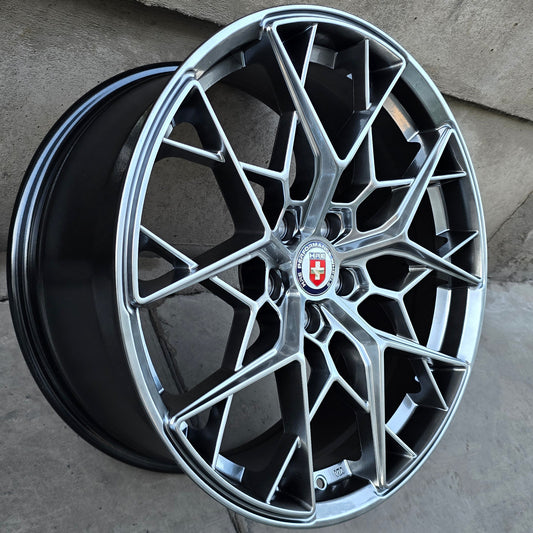 SET DE 4 LLANTAS HRE * COLOR Grafito Metalizado. Aro 17 - 5x112 (H754F)