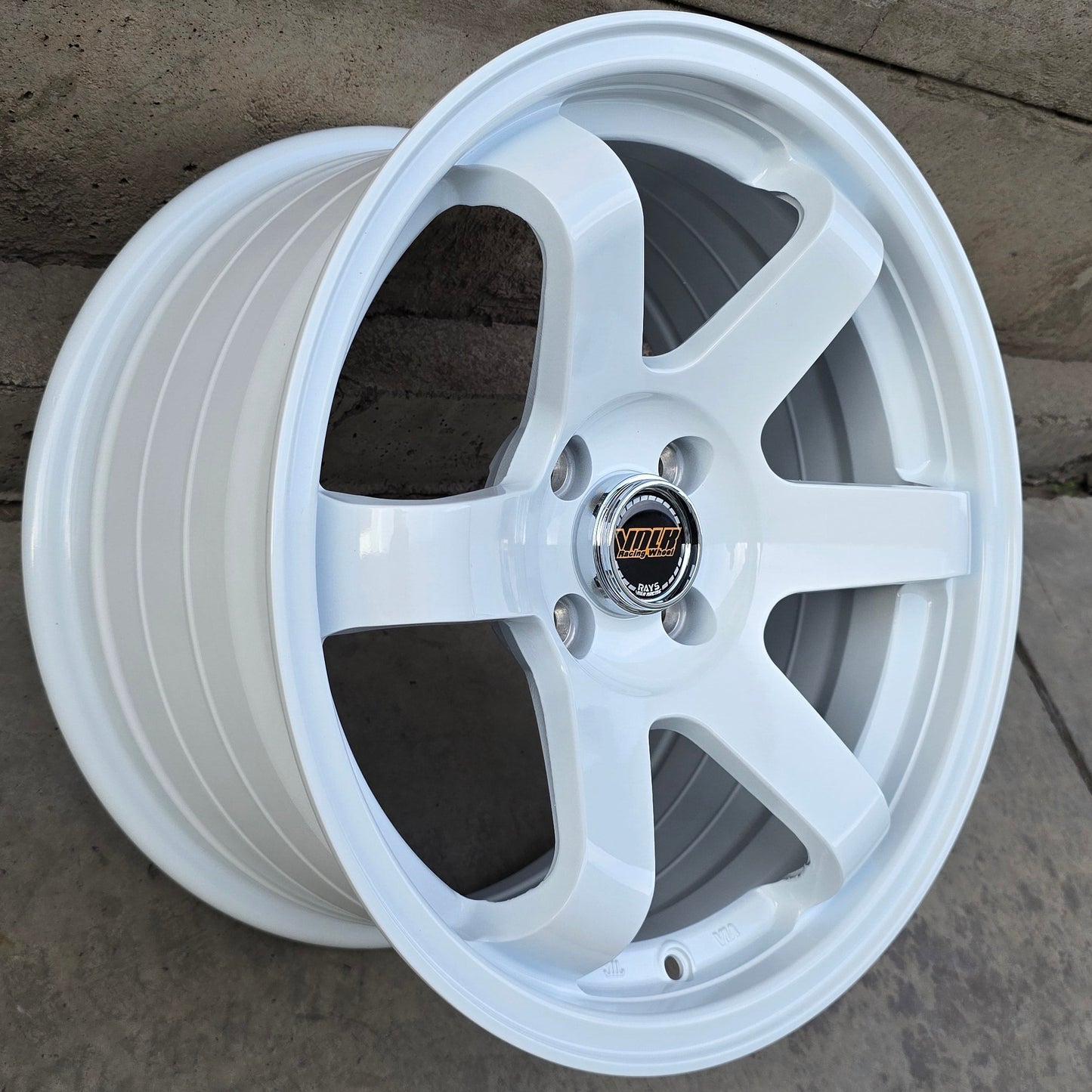 SET DE 4 LLANTAS VOLK TE37 *. Aro 16 - 4x100. Color Blanco. (6003)