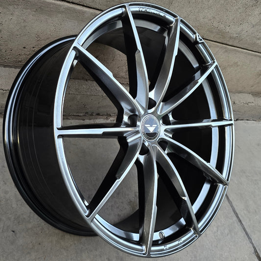 SET DE 4 LLANTAS Color Grafito Metalizado. Aro 20 - 5x114. (FF109)